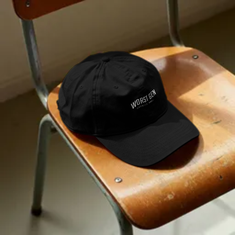Worst Gen Core Logo Cap – Black (Ready)