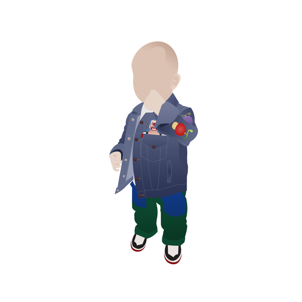 One Piece Baby Sticker Pack 4 Designs