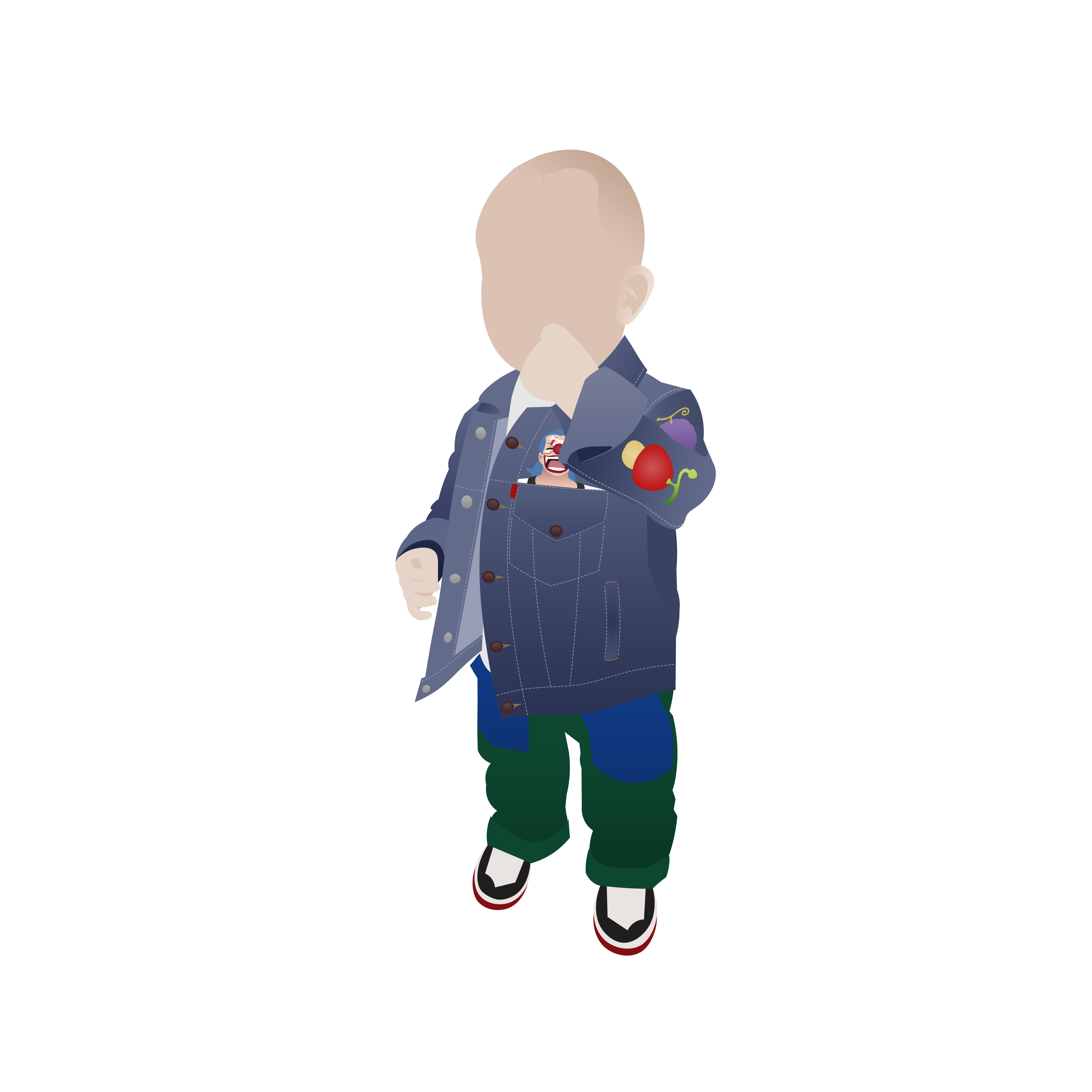 One Piece Baby Sticker Pack 4 Designs