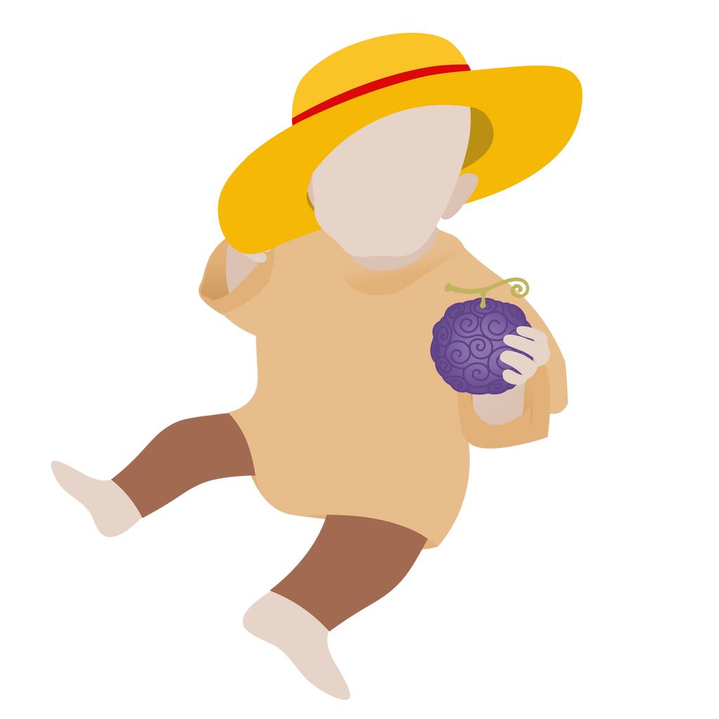 One Piece Baby Sticker Pack 4 Designs